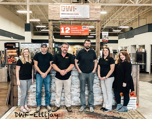 Dalton Wholesale Floors Hallmark Floors Spotlight Dealer team at Ellijay