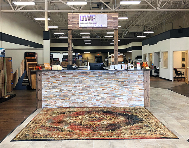 Dalton Wholesale Floors in Ellijay front desk