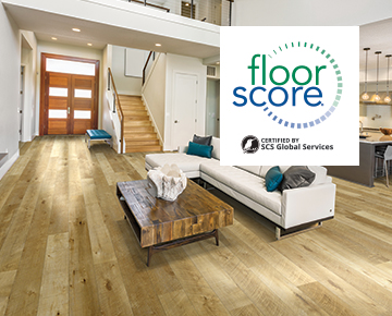 Courtier Waterproof LVP is FloorScore® Certified