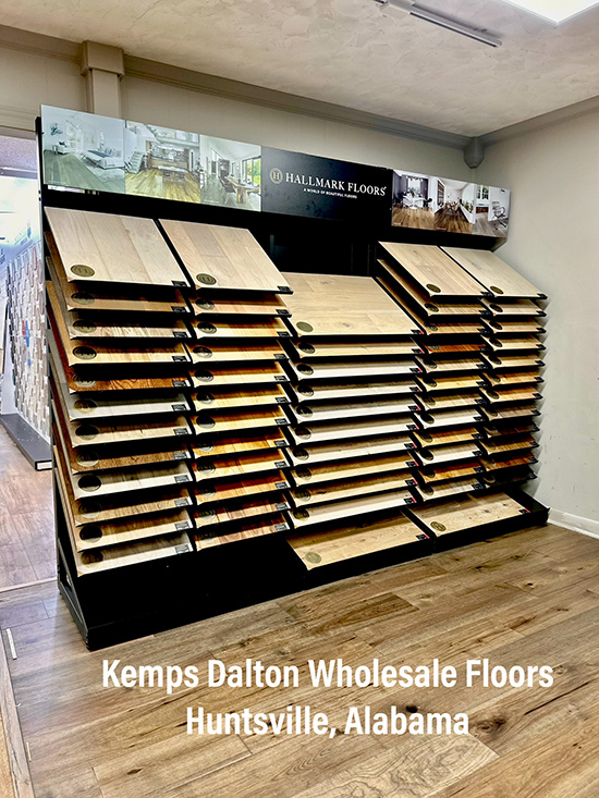 Kemps hallmark floors display