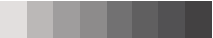 Fuming bar graph to demonstrate the color range that occurs in fumed floors.