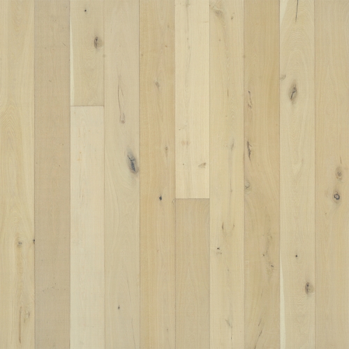 Ginger Lily Oak Hardwood Floors from the True Hardwood Flooring Collection by Hallmark Floors. True Hardwood Flooring where the color goes throughout the surface layer without using stains or dyes.