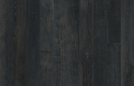 Onyx Oak Hardwood Floors from the True Hardwood Flooring Collection by Hallmark Floors. True Hardwood Flooring where the color goes throughout the surface layer without using stains or dyes.