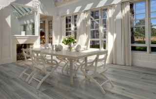 Jasmine Hickory Hardwood Floors from the True Hardwood Flooring Collection by Hallmark Floors