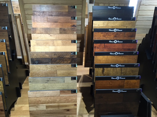 Floor- Source in Madison Heights Hallmark Floors hardwood display