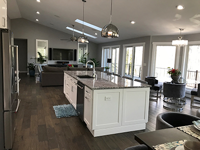 Hallmark Floors Novella Fitzgerald kitchen install by Dixie Flooring