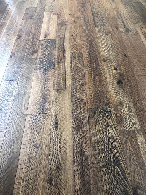 Hallmark Floors Organic Engineered Chamomile hardwood installation by John Andrew Flooring