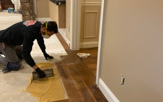 Hallmark Floors Organic Engineered Chamomile install by John Andrews Flooring