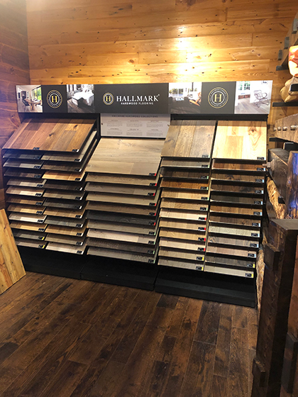 Enterprise Wood Products Hallmark Floors Display in Rhinelander WI Spotlight Dealer for Hallmark Floors