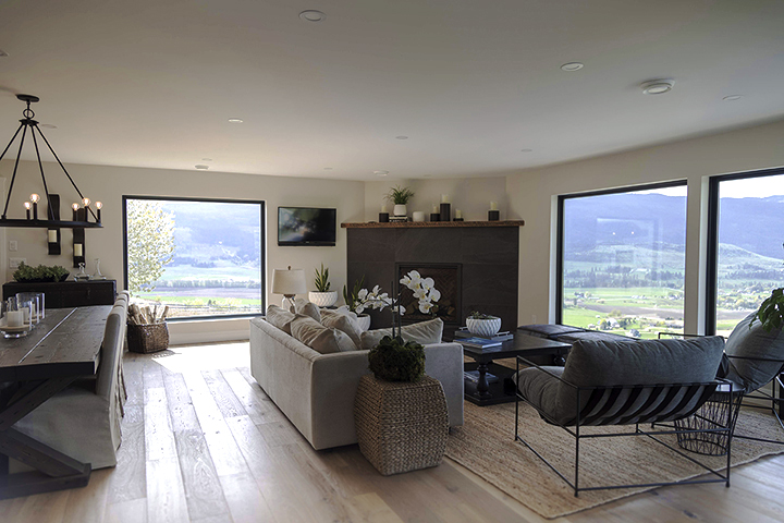 Modern Farmhouse Renovation with Alta Vista Del Mar hardwood flooring designed by MATERIA Interior Design Studio 