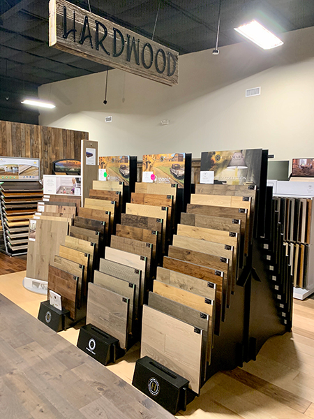 The Wood Floor Store Showroom featuring Hallmark Floors