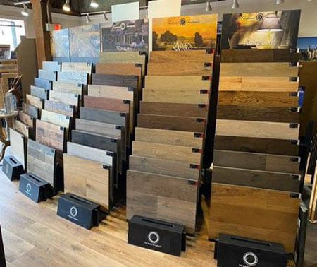 Stag Flooring hallmark floors hardwood displays