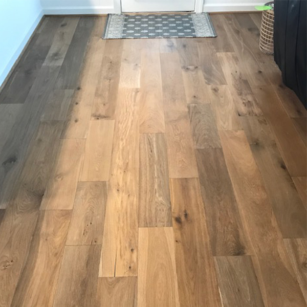 Hllmark Floor Ventura Sandal Oak install in Cheesapeak VA