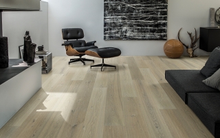 Avenue sunset room wood floors