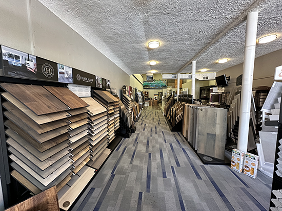 Mountain View Flooring hallmark showroom