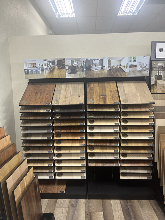 Mitchell floor covering display showroom