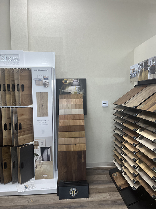 Mitchell floor covering novella showroom