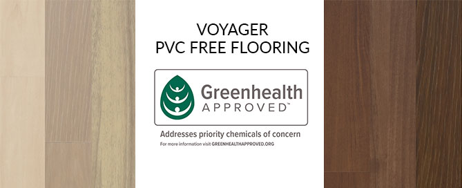 Voyager collection PVC free flooring