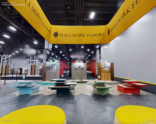 Hallmark Floors Virtual booth at TISE 2022