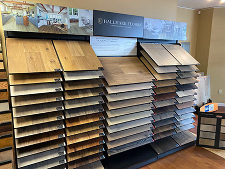 WholeSale Flooring hallmark Floors display