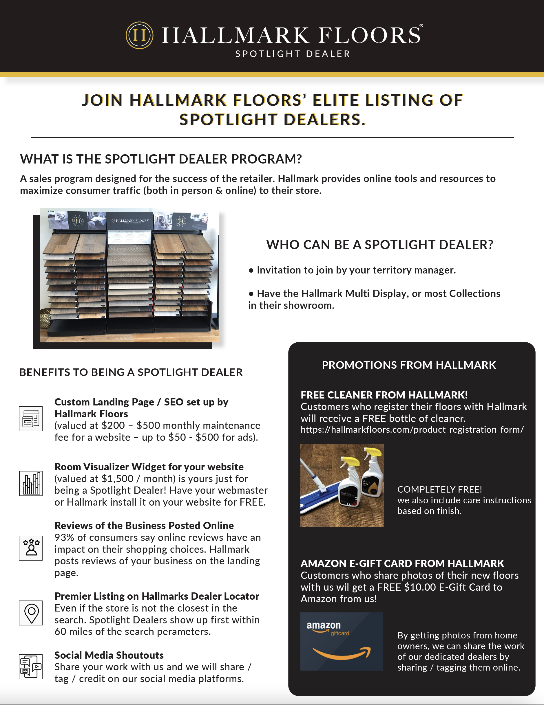 Hallmark Floors Spotlight Dealer Advantage
