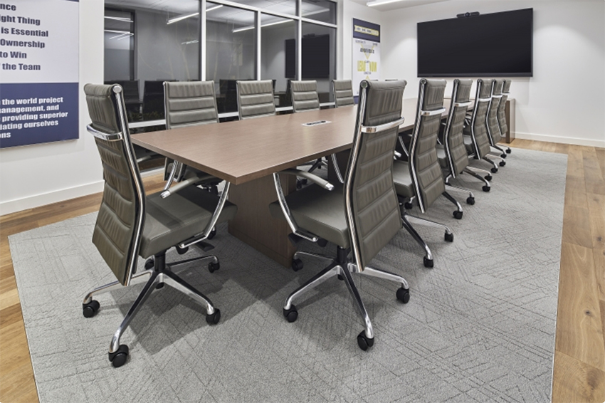 Bontiz Corporate HQ conference room with Hallmark Floors