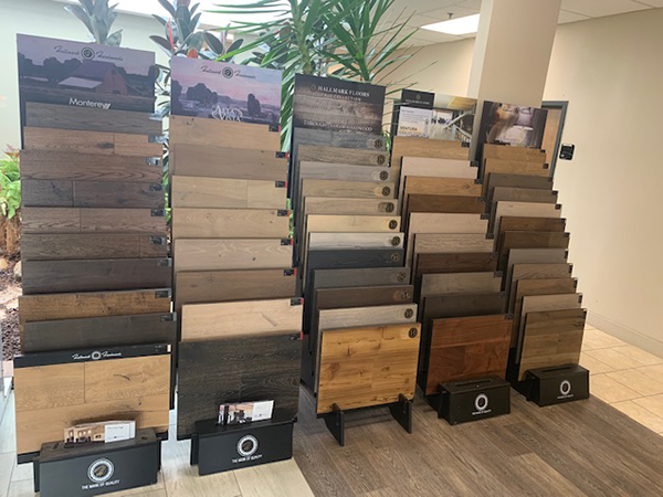 touch of color showroom with hallmark floors