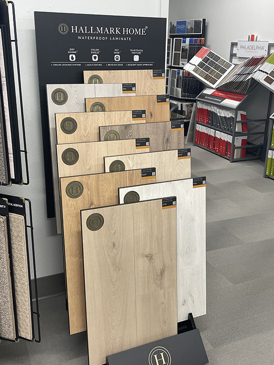 Wayne Wiles Naples Laminate showroom