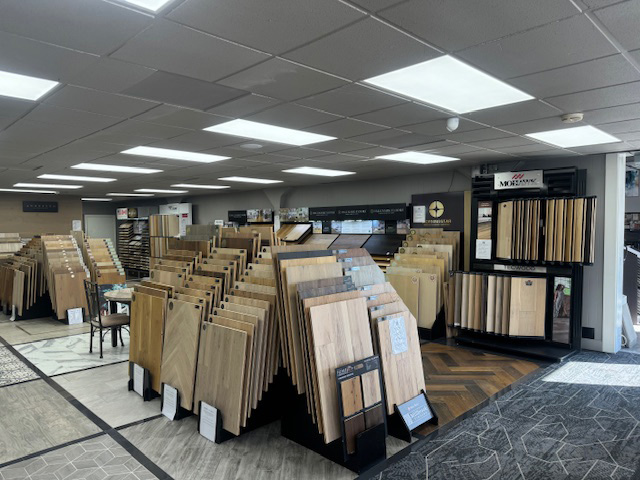 Freds Carpets Plus showroom