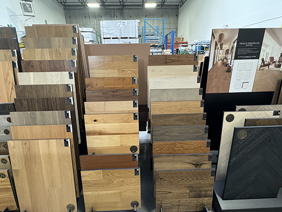 Southwest Hardwood hallmark Floors showroom