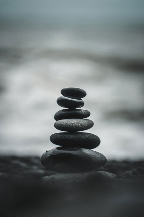 serenity rock stacking