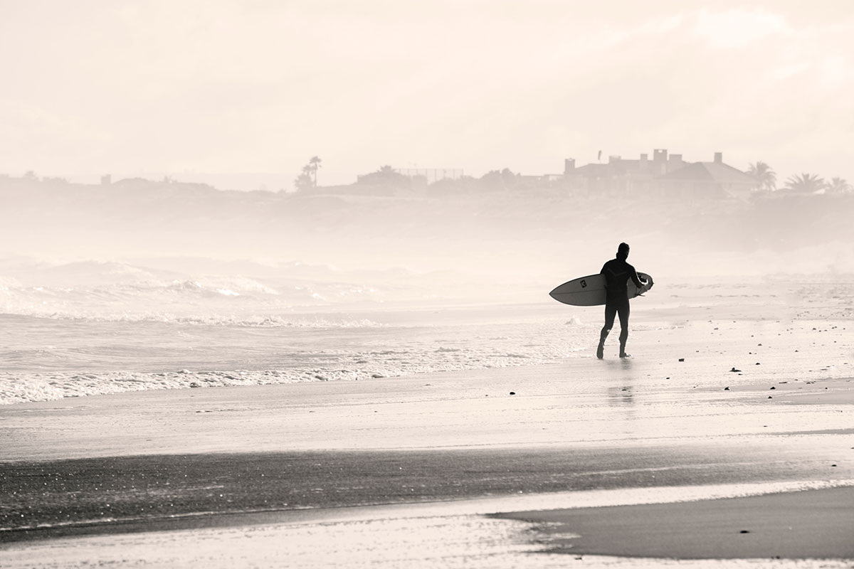 walking the beach for inspiration