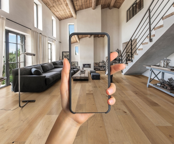 upload your image with Hallmark Floors Visualizer