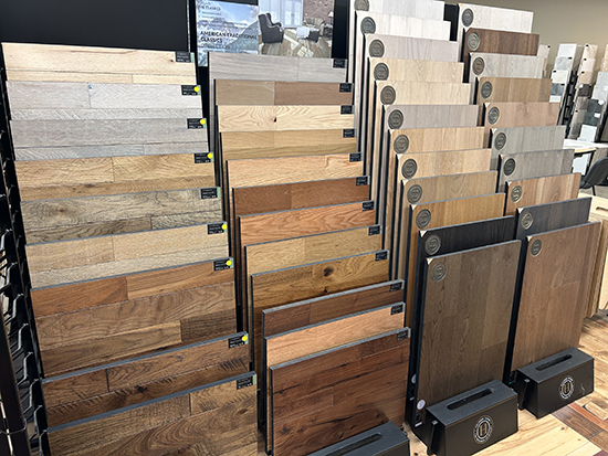 Classic Floors and Design-Hallmark Floors Display