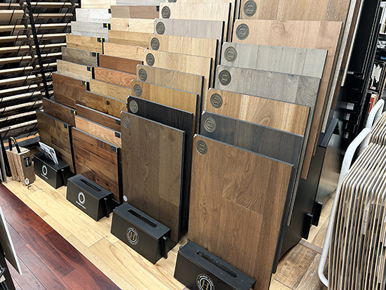 Classic Floors and Design Hallmark Floors Displays