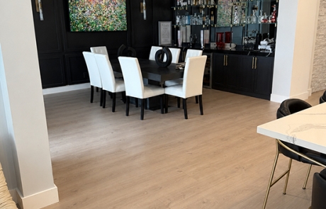 Sonata Oak Laminate installation by Sawgrass Floors