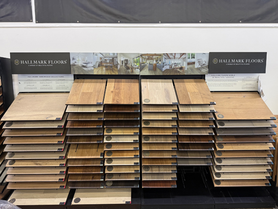 Johnson Carpet Plus hallmark floors showroom