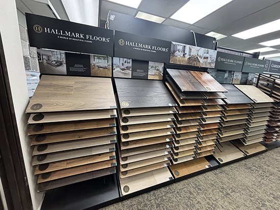 Quality Craft Floor Coverings display