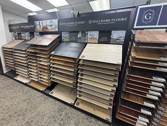 Quality Craft Floor Coverings hallmark display