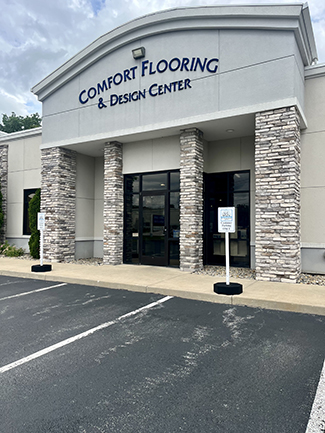 Comforting flooring Storefront