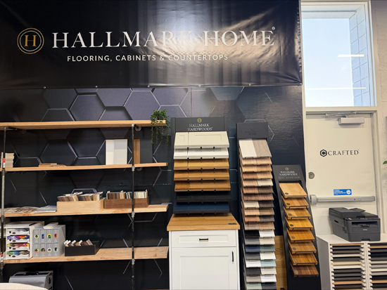 Crafted showroom with hallmark home